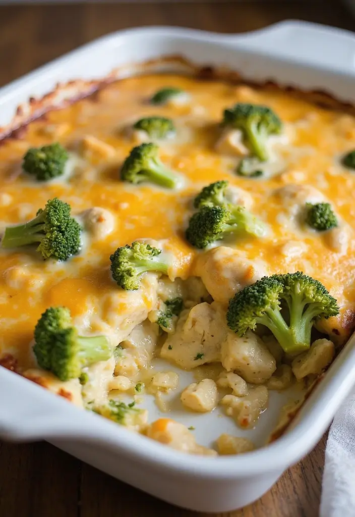 Convenient Recipes with Rotisserie Chicken: Quick Meal Hacks - 2. Cheesy Chicken and Broccoli Casserole
