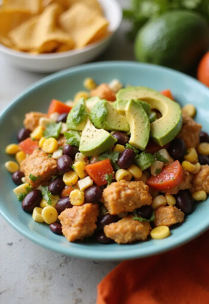 Convenient Recipes with Rotisserie Chicken: Quick Meal Hacks - 5. Southwest Chicken Salad