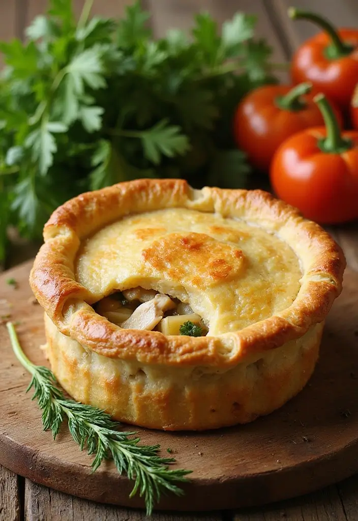 Convenient Recipes with Rotisserie Chicken: Quick Meal Hacks - 9. Chicken Pot Pie