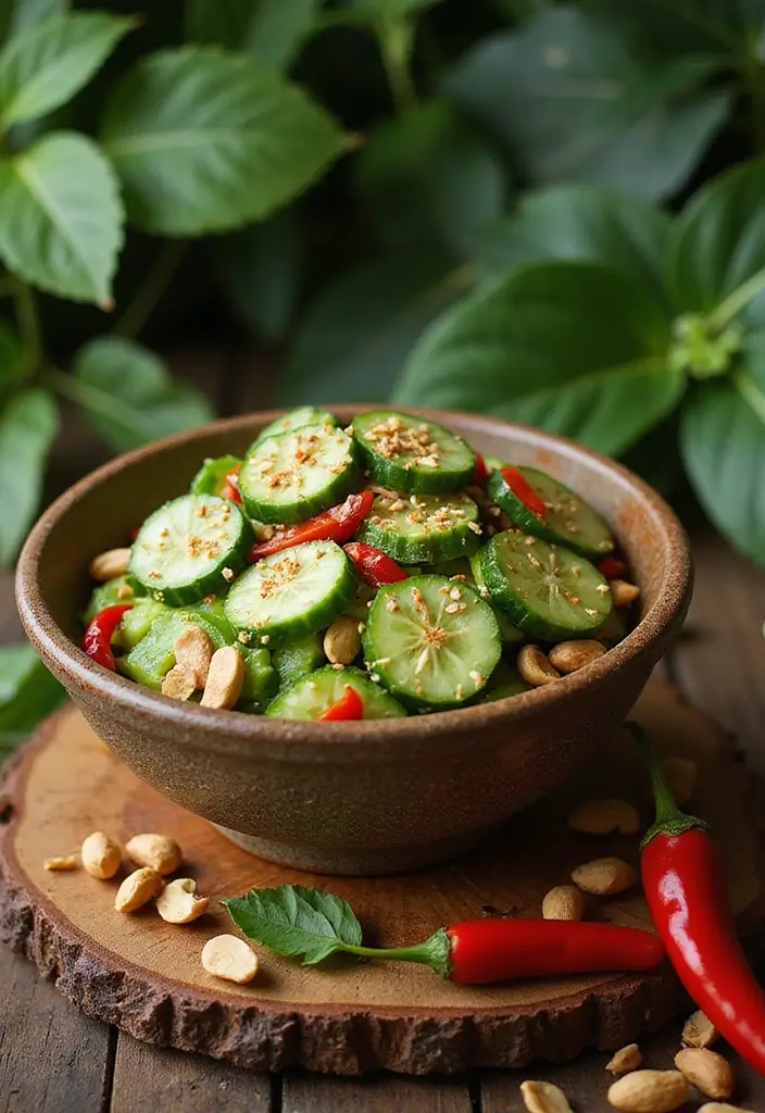 Cool Cucumber Salad Recipes: Refreshing Summer Sides - 2. Spicy Thai Cucumber Salad