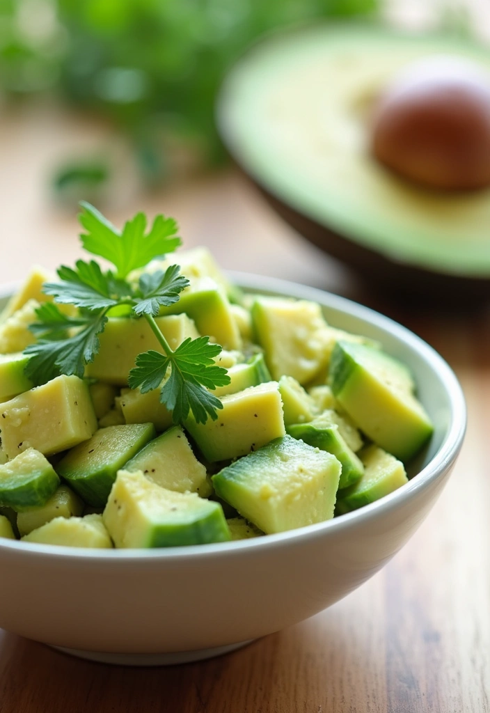 Cool Cucumber Salad Recipes: Refreshing Summer Sides - 4. Creamy Avocado Cucumber Salad