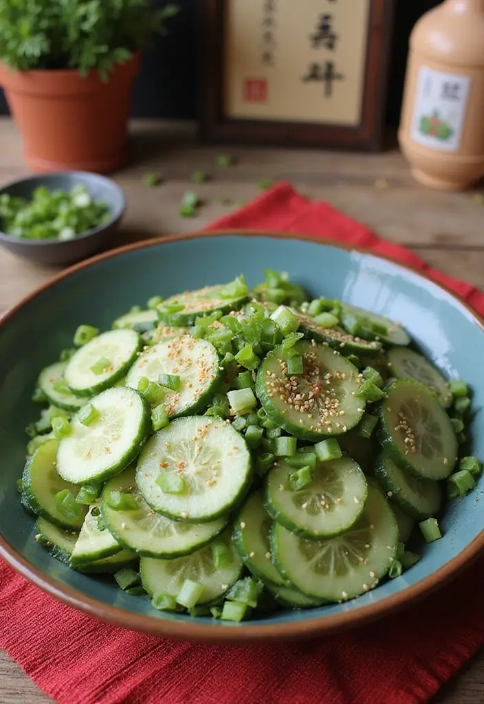 Cool Cucumber Salad Recipes: Refreshing Summer Sides - 5. Asian Sesame Cucumber Salad