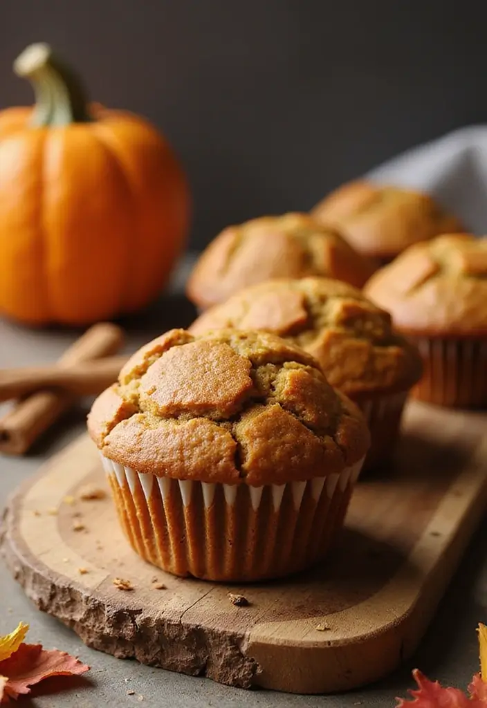 Cozy Fall Dessert Recipes: Pumpkin and Apple Infusions - 1. Vegan Pumpkin Spice Muffins