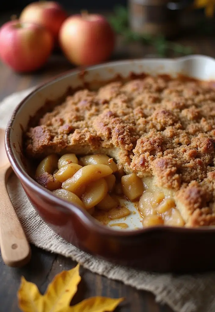 Cozy Fall Dessert Recipes: Pumpkin and Apple Infusions - 6. Spiced Apple Crisp