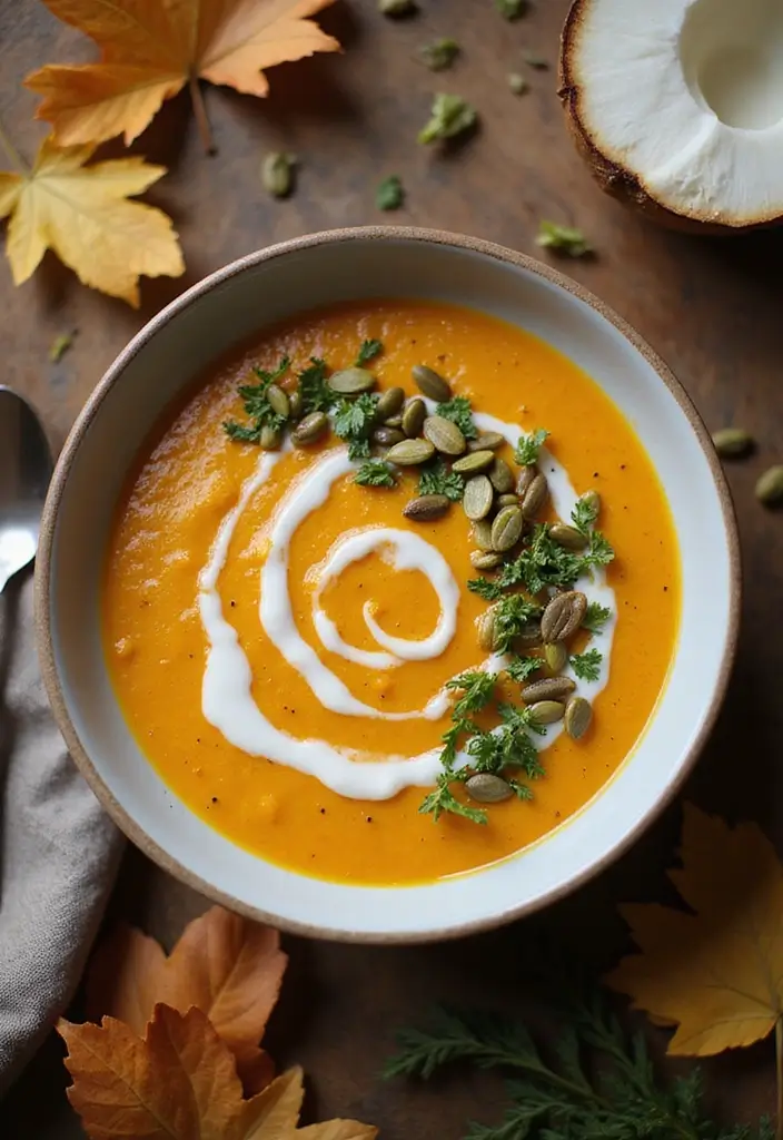 Creamy Butternut Squash Soup Recipes: Fall Harvest Bowls - 1. Classic Creamy Vegan Butternut Squash Soup