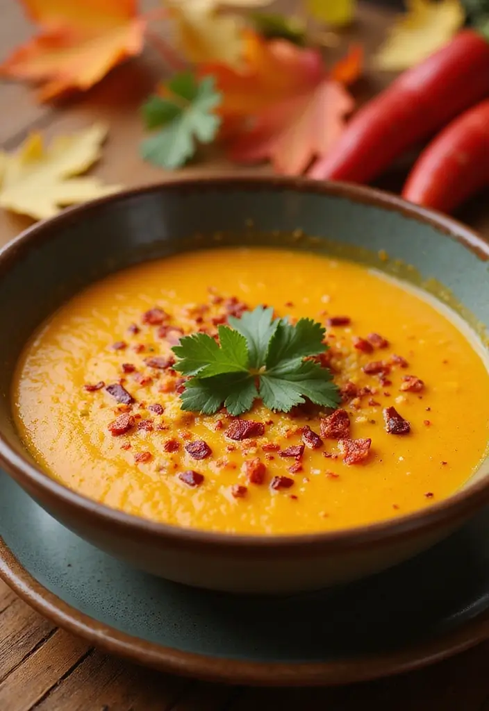 Creamy Butternut Squash Soup Recipes: Fall Harvest Bowls - 2. Spicy Coconut Butternut Squash Soup