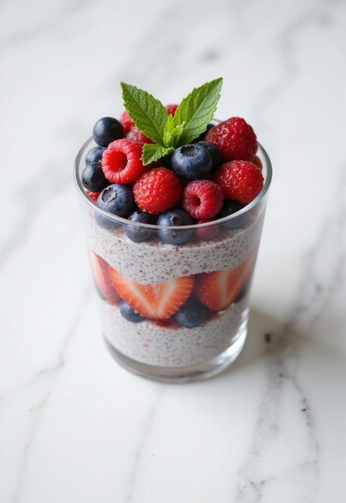 Creamy Chia Pudding Recipes: Healthy Overnight Desserts - 5. Berry Bliss Chia Pudding