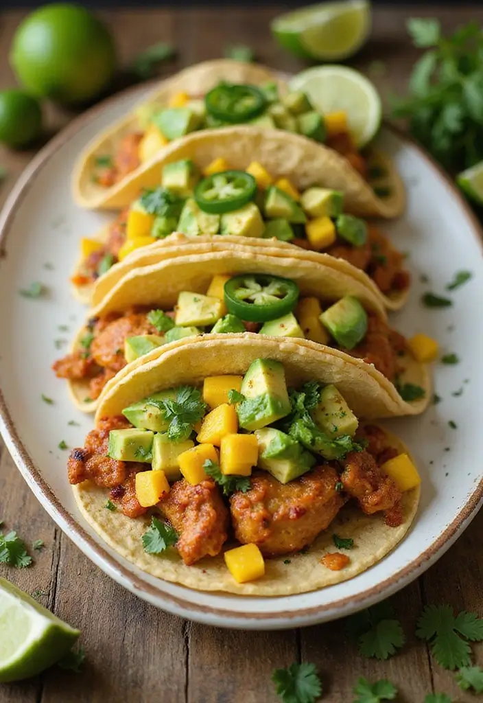 Creative Leftover Chicken Recipes: Transform Yesterday's Meal - 2. Chicken Tacos with Mango Salsa
