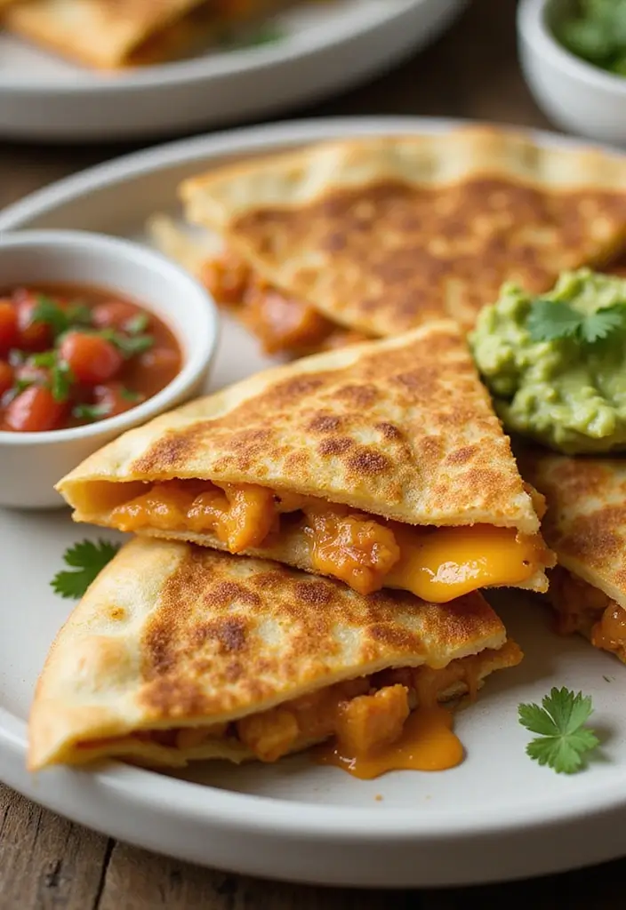 Creative Leftover Chicken Recipes: Transform Yesterday's Meal - 5. Spicy Chicken Quesadilla