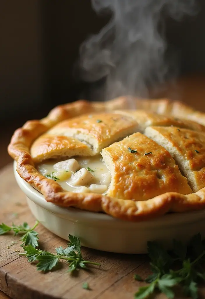 Creative Leftover Chicken Recipes: Transform Yesterday's Meal - 8. Chicken Pot Pie