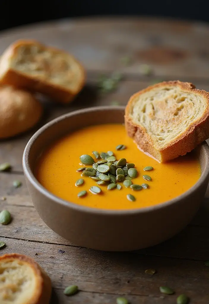 Creative Pumpkin Puree Recipes: From Savory Dishes to Sweet Treats - 1. Creamy Pumpkin Soup
