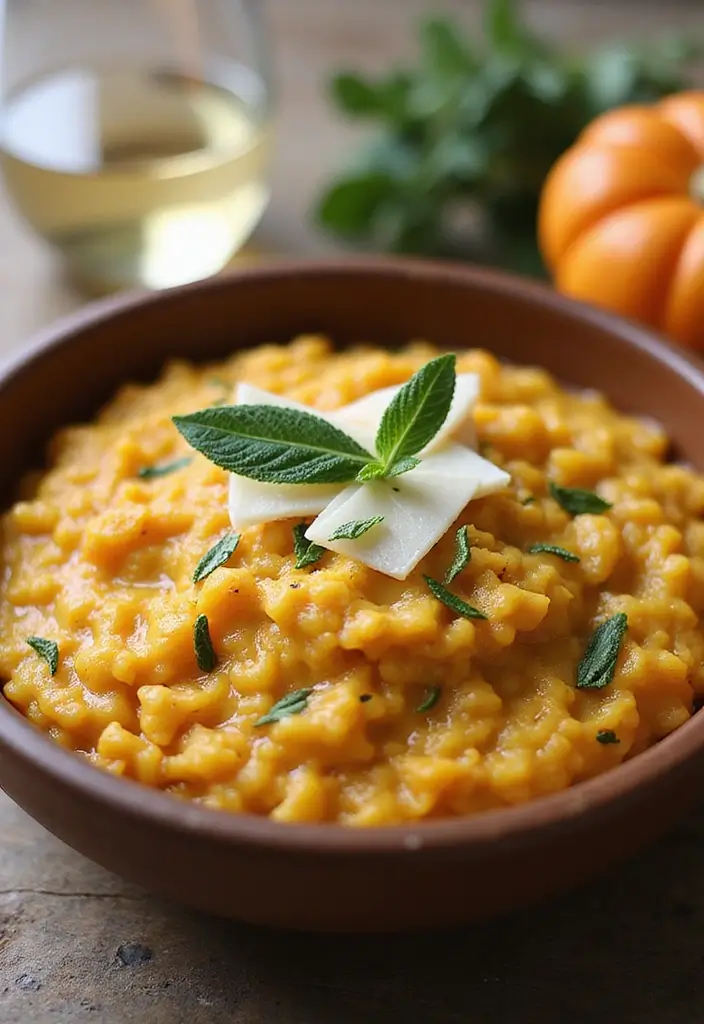 Creative Pumpkin Puree Recipes: From Savory Dishes to Sweet Treats - 2. Savory Pumpkin Risotto