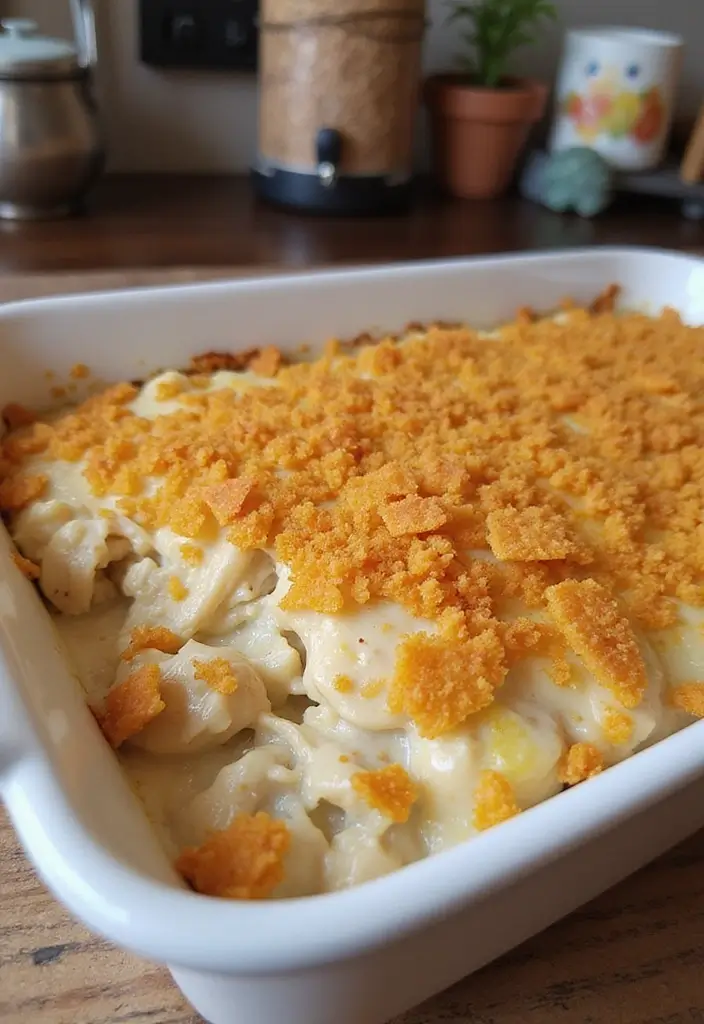 Crunchy Ritz Cracker Recipes: Casseroles and Toppings - 1. Creamy Chicken Ritz Casserole
