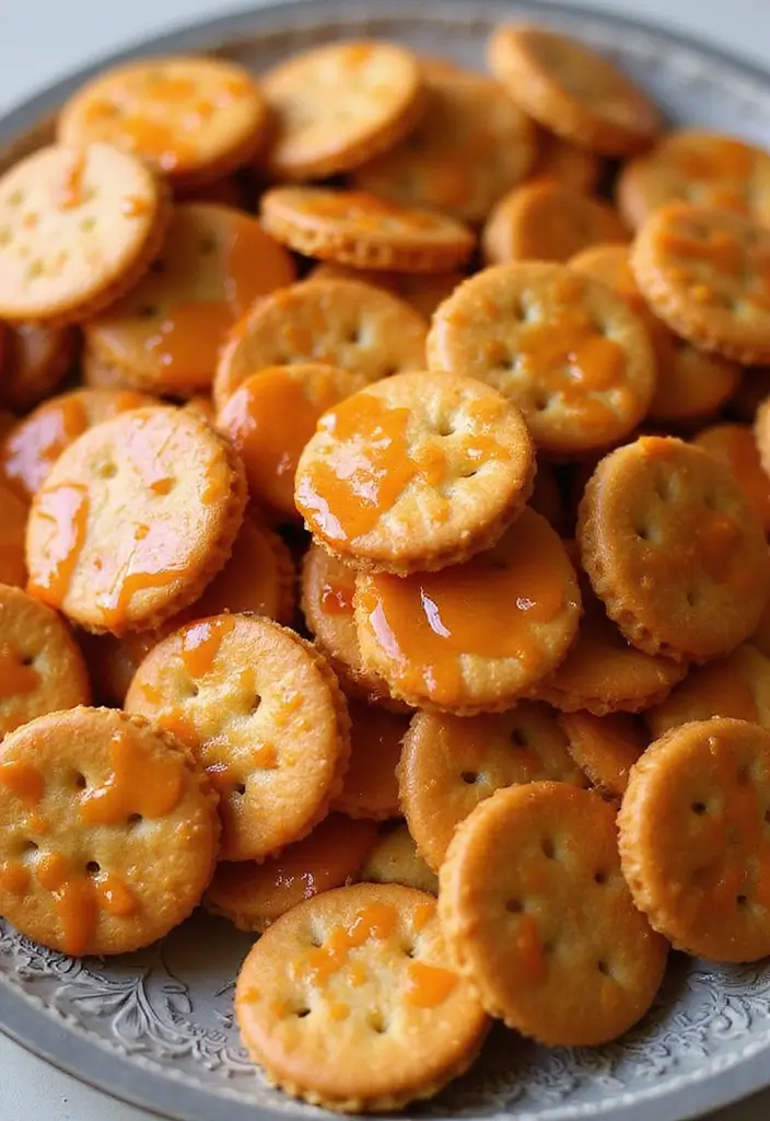 Crunchy Ritz Cracker Recipes: Casseroles and Toppings - 8. Sweet and Spicy Ritz Crackers