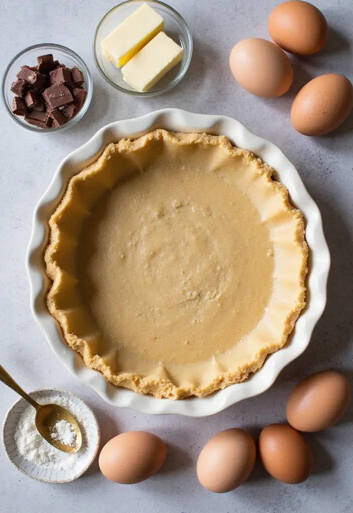 Decadent French Silk Pie Recipe: Silky Chocolate Dessert Heaven - Ingredients List