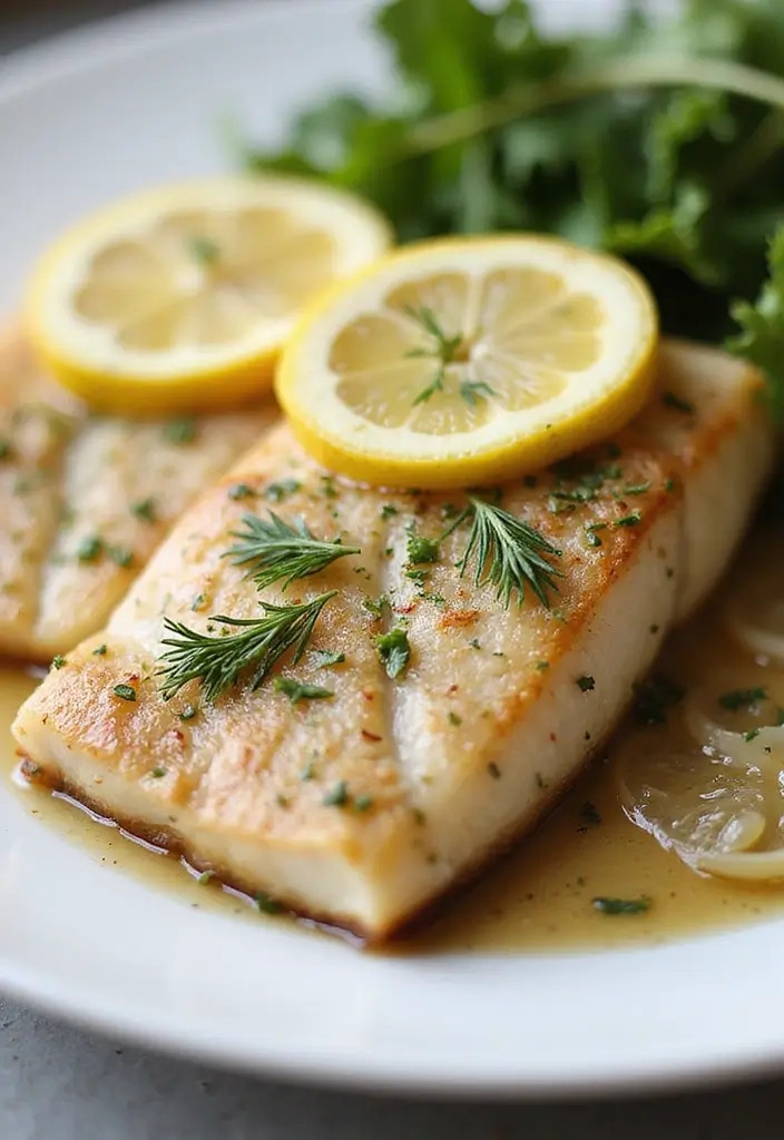 Delicate Sea Bass Recipes: Pan-Seared Seafood Delights - 1. Lemon-Dill Pan-Seared Sea Bass