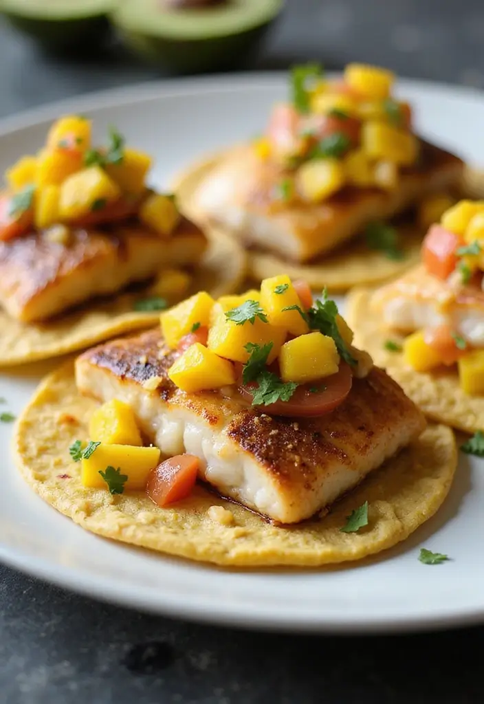 Delicate Sea Bass Recipes: Pan-Seared Seafood Delights - 8. Sea Bass Tacos with Mango Salsa