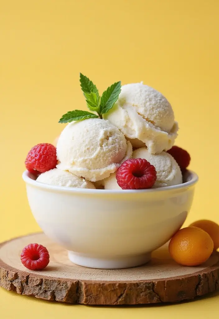 Deliciously Healthy: 10 Gluten-Free Coconut Flour Recipes for Diabetics - 10. Coconut Flour Ice Cream: A Refreshing Dessert