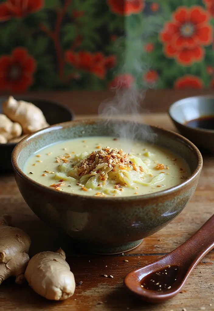 Detox Cabbage Soup Recipes: Light and Cleansing Broths - 10. Asian-Inspired Cabbage Soup