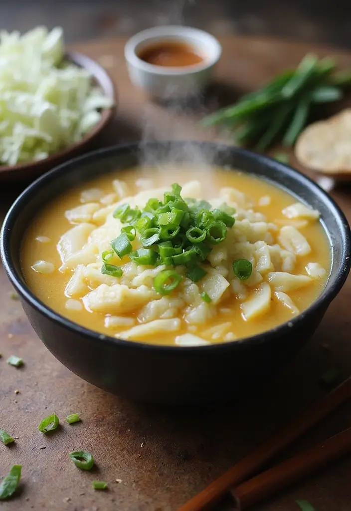 Detox Cabbage Soup Recipes: Light and Cleansing Broths - 3. Miso Cabbage Soup