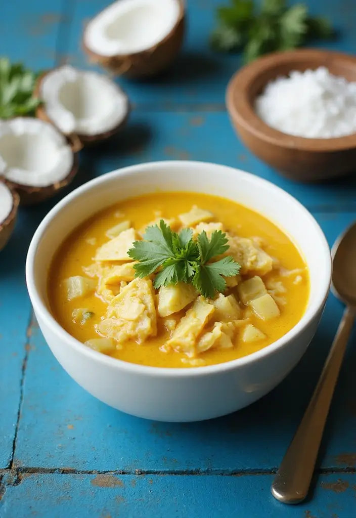 Detox Cabbage Soup Recipes: Light and Cleansing Broths - 6. Coconut-Curry Cabbage Soup