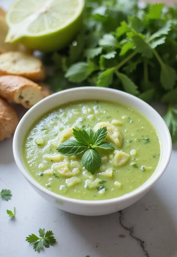 Detox Cabbage Soup Recipes: Light and Cleansing Broths - 8. Detox Green Cabbage Soup