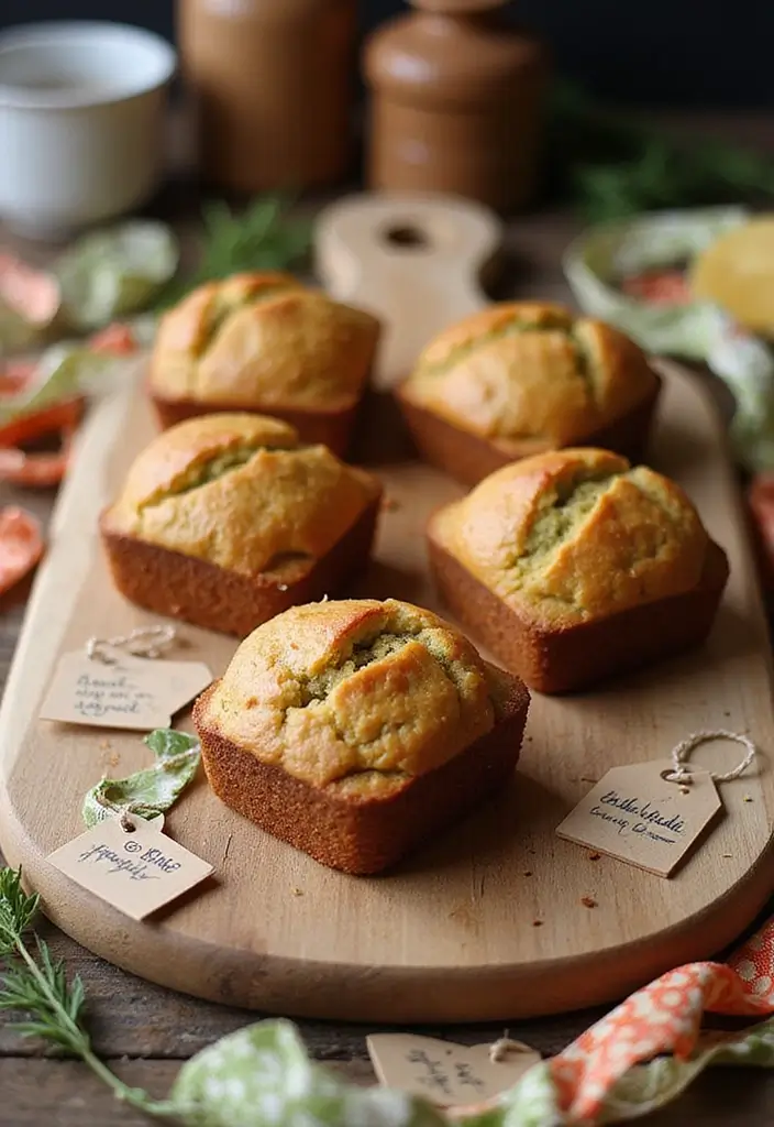 Discover Delicious Zucchini Bread Recipes: Simple Baking Ideas for Every Occasion - 9. Mini Zucchini Bread Loaves