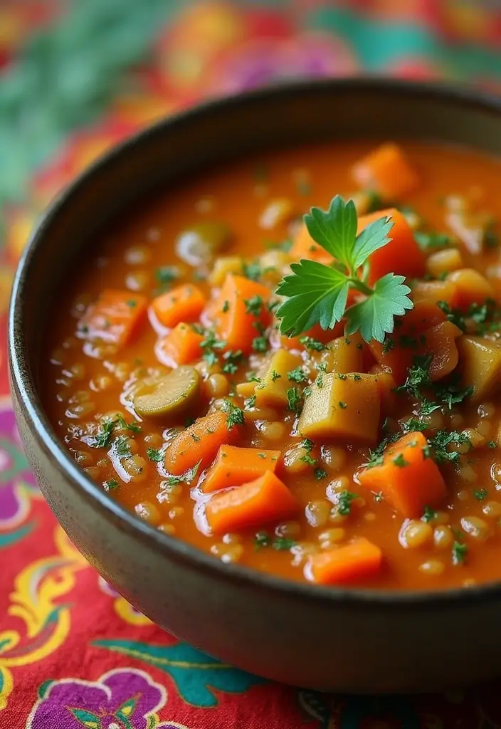 Easy Healthy Crockpot Soup Recipes to Warm Your Soul This Season - 2. Hearty Vegetable Lentil Soup