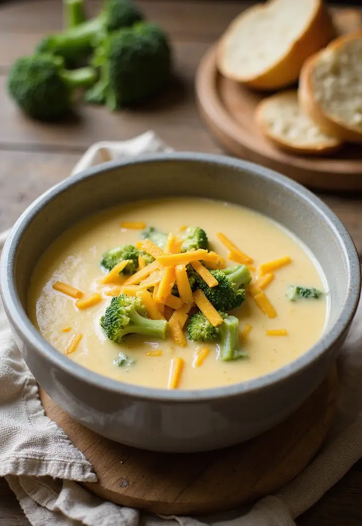 Easy Healthy Crockpot Soup Recipes to Warm Your Soul This Season - 6. Creamy Broccoli Cheese Soup