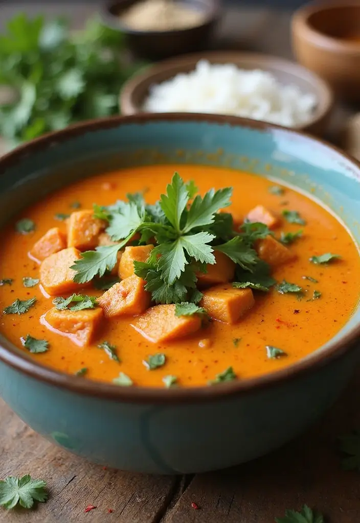 Easy Healthy Crockpot Soup Recipes to Warm Your Soul This Season - 9. Thai Coconut Curry Soup