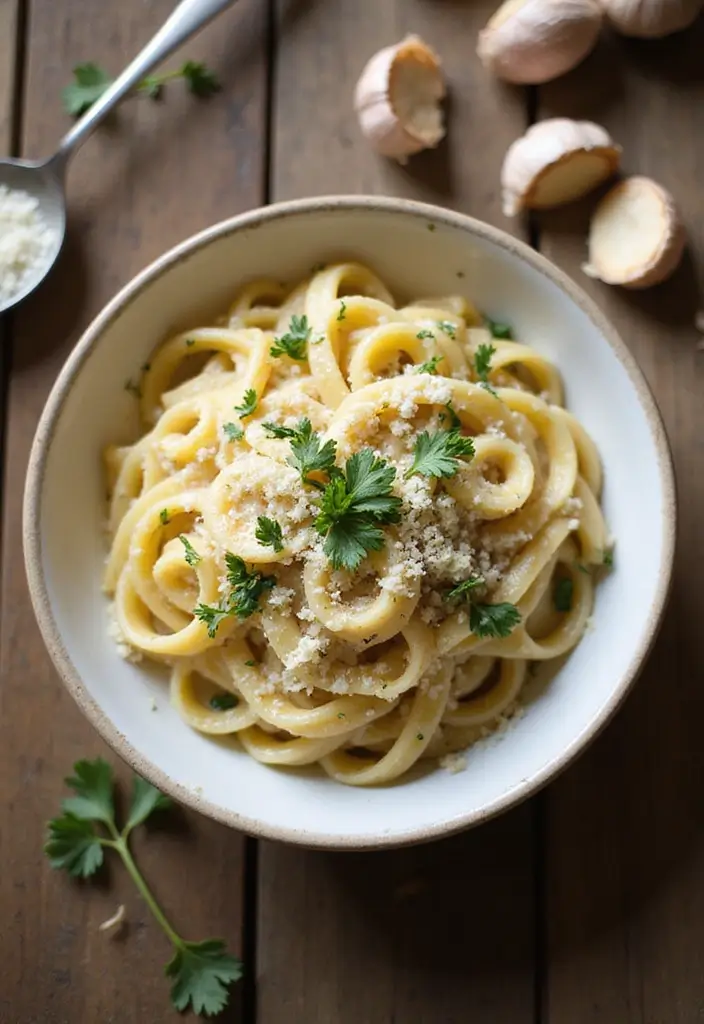 Effortless Easy Pasta Recipes: Weeknight Dinners in a Flash - 1. One-Pot Garlic Parmesan Pasta