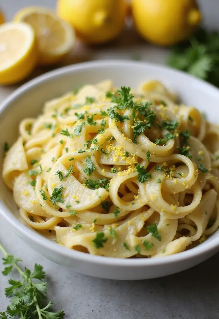 Effortless Easy Pasta Recipes: Weeknight Dinners in a Flash - 4. One-Pot Lemon Herb Pasta