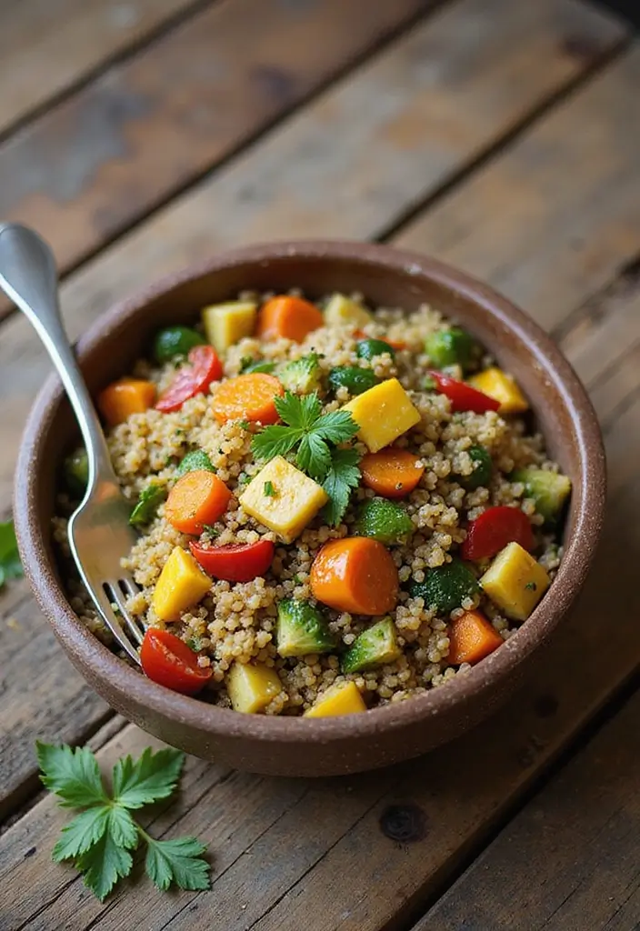 Effortless Healthy Slow Cooker Recipes: Clean Eating Set-It-and-Forget-It - 1. Quinoa & Veggie Stir-Fry
