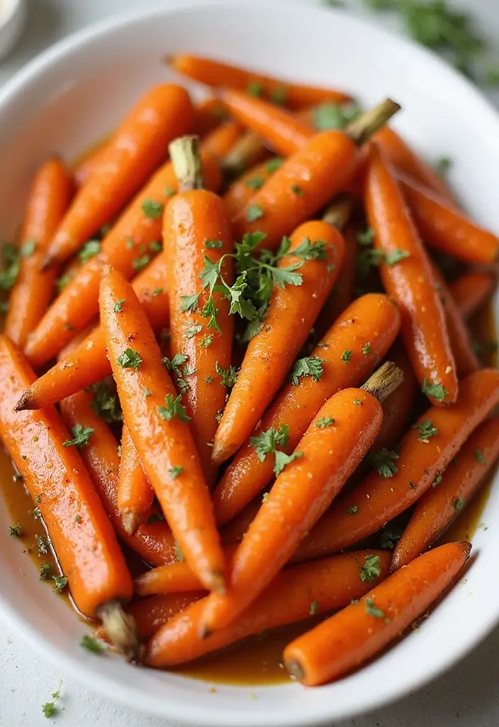 Effortless Healthy Slow Cooker Recipes: Clean Eating Set-It-and-Forget-It - 10. Maple Mustard Glazed Carrots