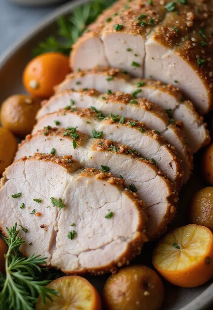 Effortless Healthy Slow Cooker Recipes: Clean Eating Set-It-and-Forget-It - 8. Garlic Herb Pork Roast