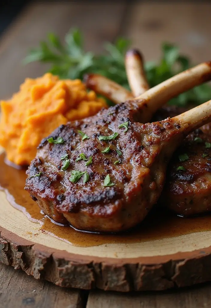 Elegant Lamb Chop Recipes: Herb-Crusted Grills - 7. Coffee-Rubbed Grilled Lamb Chops