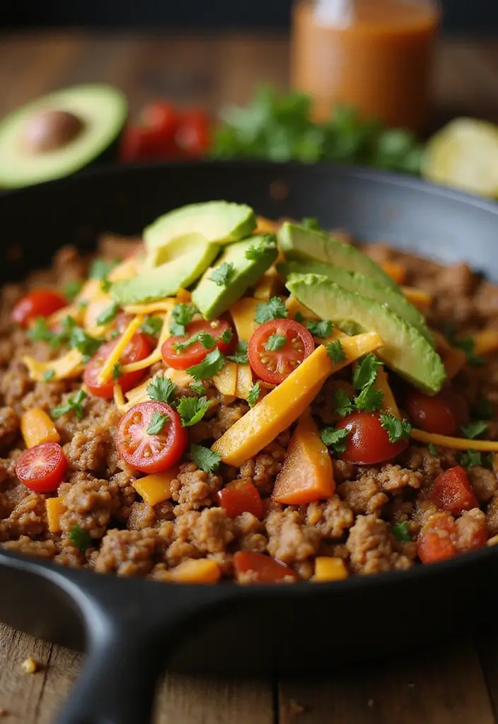 Everyday Ground Beef Recipes: 10 One-Pan Meals for Busy Weeknights - 1. One-Pan Taco Skillet