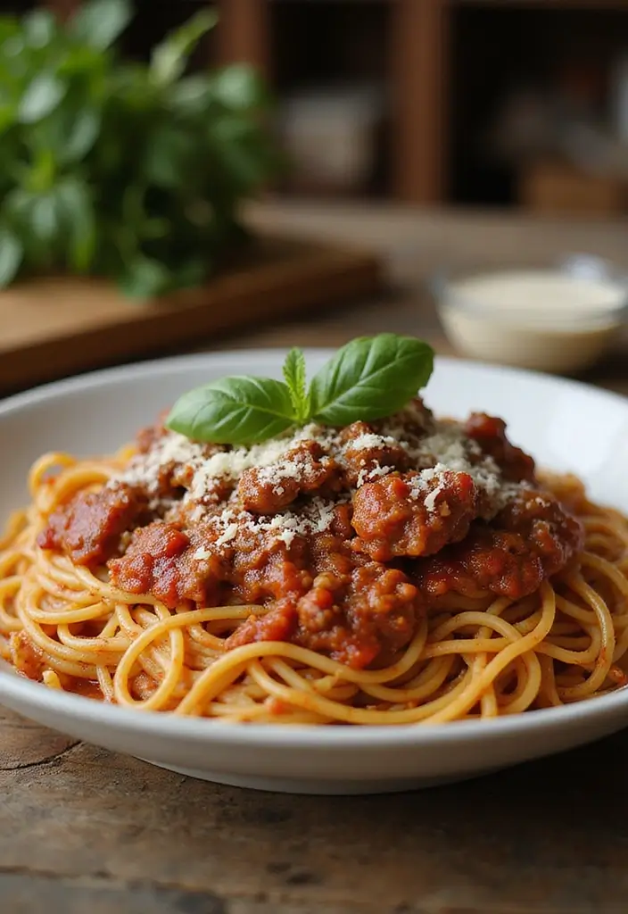Everyday Ground Beef Recipes: 10 One-Pan Meals for Busy Weeknights - 4. Spaghetti with Meat Sauce