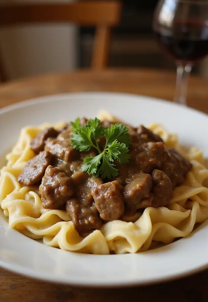 Everyday Ground Beef Recipes: 10 One-Pan Meals for Busy Weeknights - 7. Beef Stroganoff Skillet