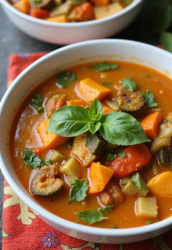 Exotic Thai Soup Recipes: Tom Yum and Beyond - 5. Spicy Thai Vegetable Soup