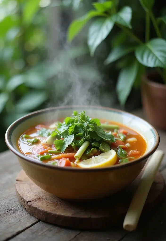 Exotic Thai Soup Recipes: Tom Yum and Beyond - 7. Thai Lemongrass Soup