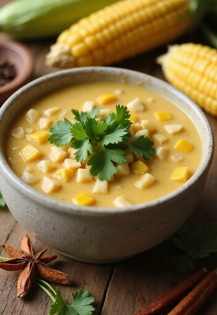 Exotic Thai Soup Recipes: Tom Yum and Beyond - 9. Thai Corn Soup