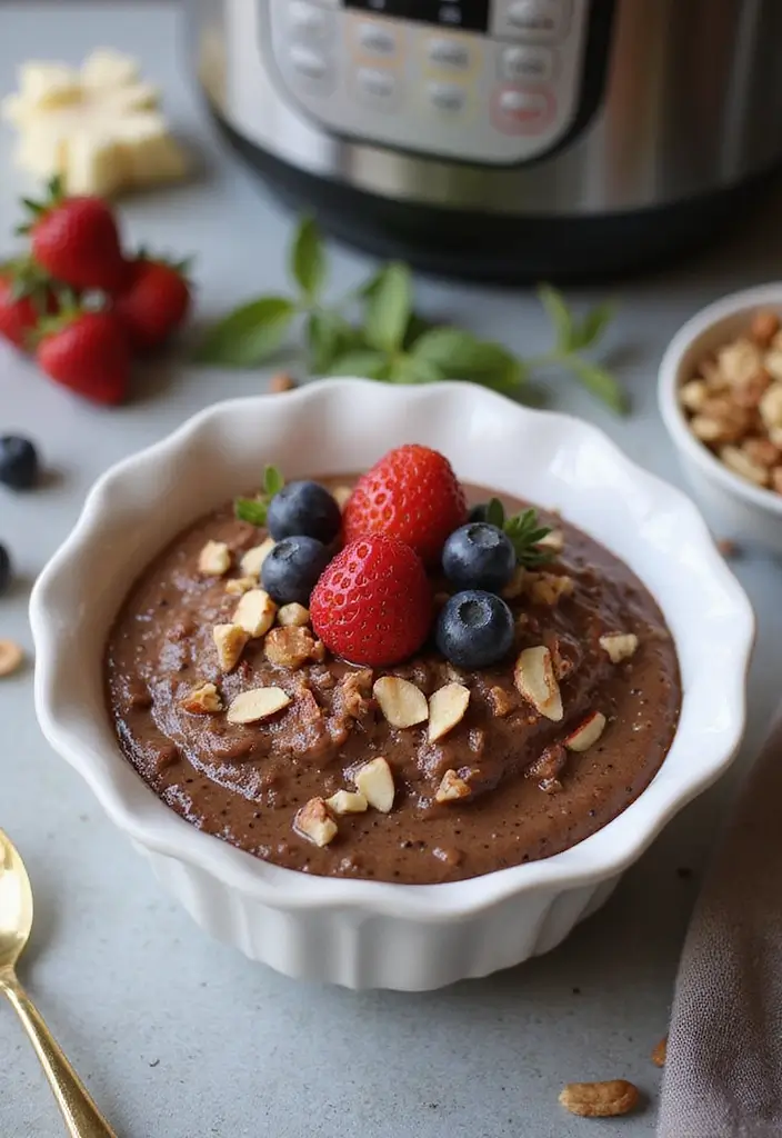 Fast Pressure Cooker Recipes: Instant Pot Wonders for Busy Families - 10. Chocolate Chia Seed Pudding