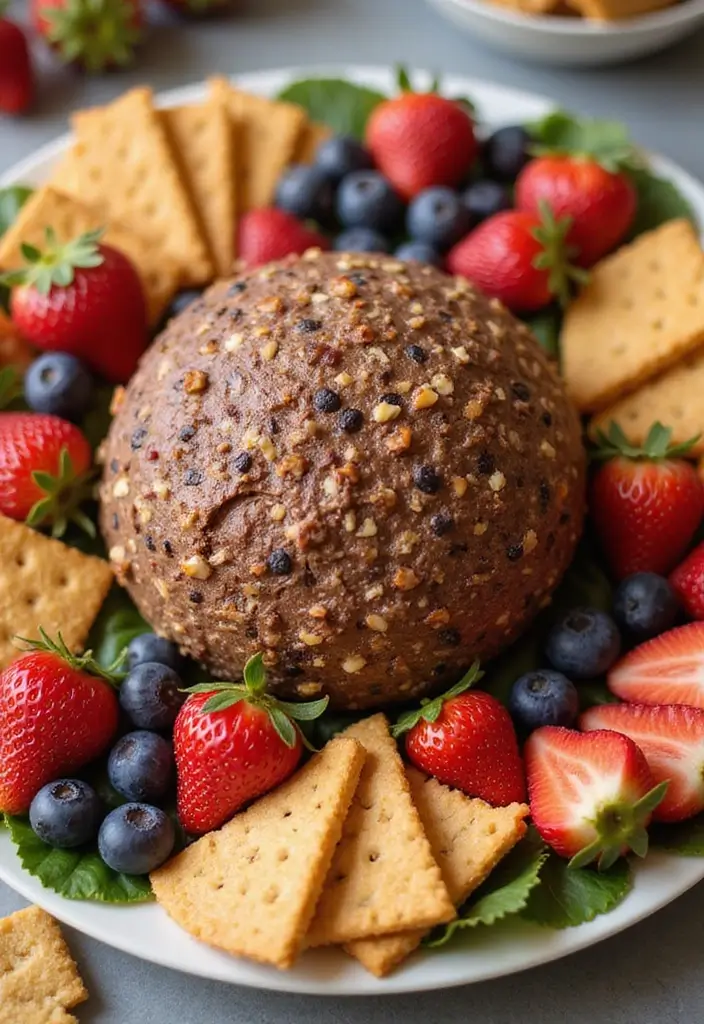 Festive Cheese Ball Recipes: Vegan Delights for Holiday Gatherings - 10. Chocolate Hazelnut Cheese Ball