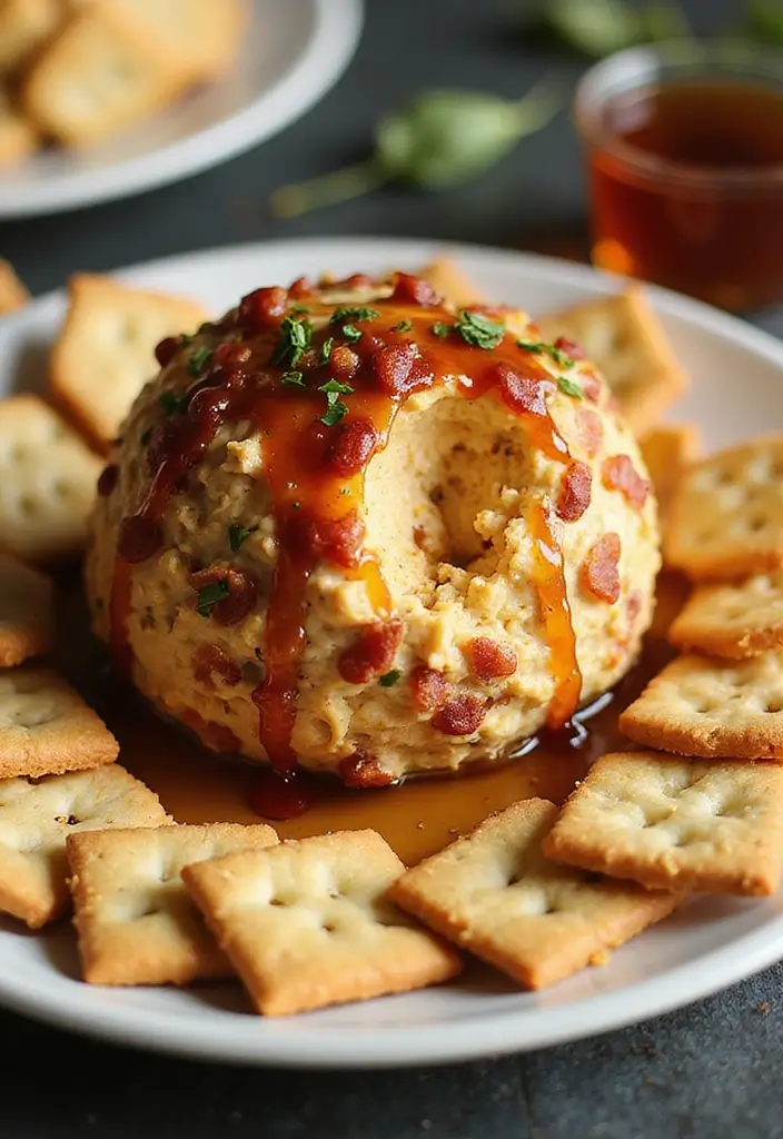 Festive Cheese Ball Recipes: Vegan Delights for Holiday Gatherings - 8. Maple Bacon Cheese Ball (Vegan Version)