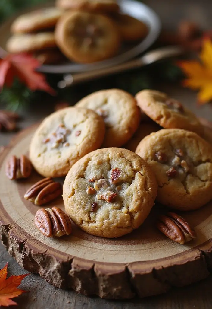 Festive Christmas Cookies Recipes: Gluten-Free Holiday Baking Traditions - 10. Maple Pecan Cookies