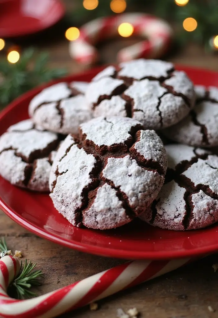 Festive Christmas Cookies Recipes: Gluten-Free Holiday Baking Traditions - 3. Chocolate Crinkle Cookies