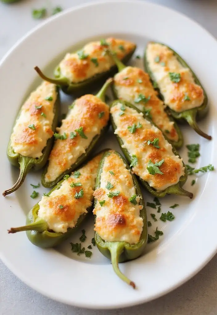 Fiery Spicy Snacks Recipes: Heat-Lovers' Munchies - 2. Fiery Stuffed Jalapeños