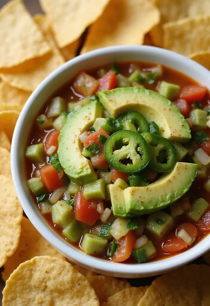 Fiery Spicy Snacks Recipes: Heat-Lovers' Munchies - 4. Spicy Avocado Salsa