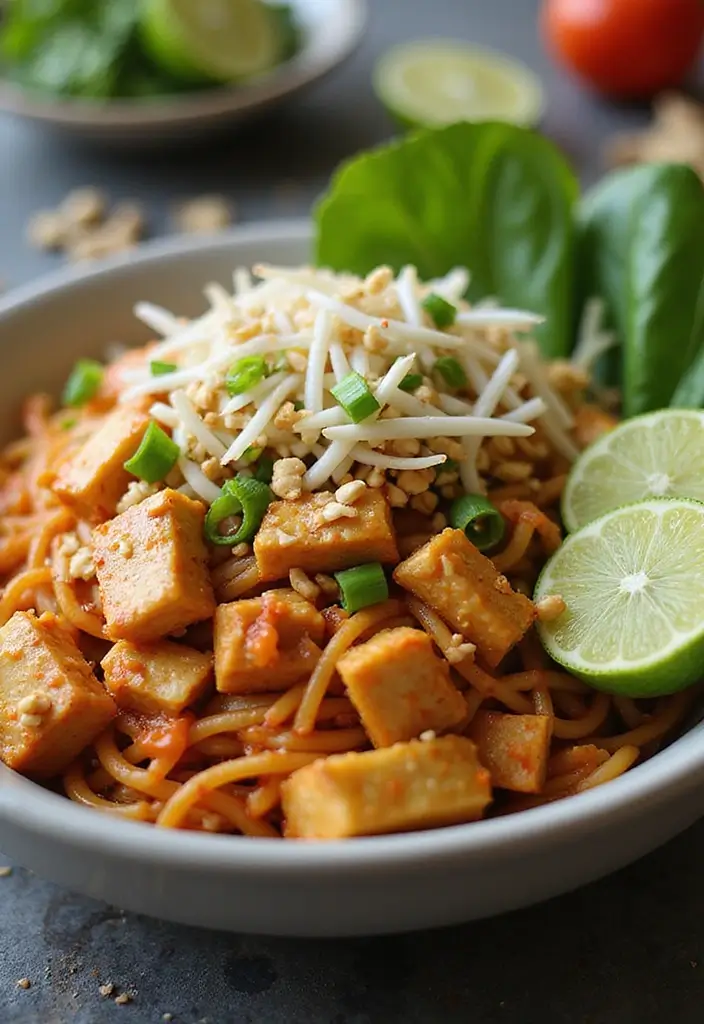 Flavorful Asian Noodle Recipes: Authentic Dishes from East to Southeast - 1. Pad Thai with Tofu